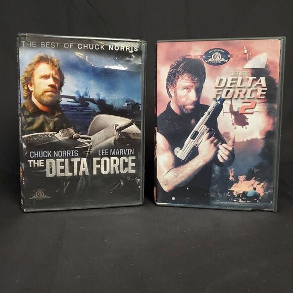 The Delta force 1 and 2, DVD movie, Chuck Norris - Picture 1 of 3